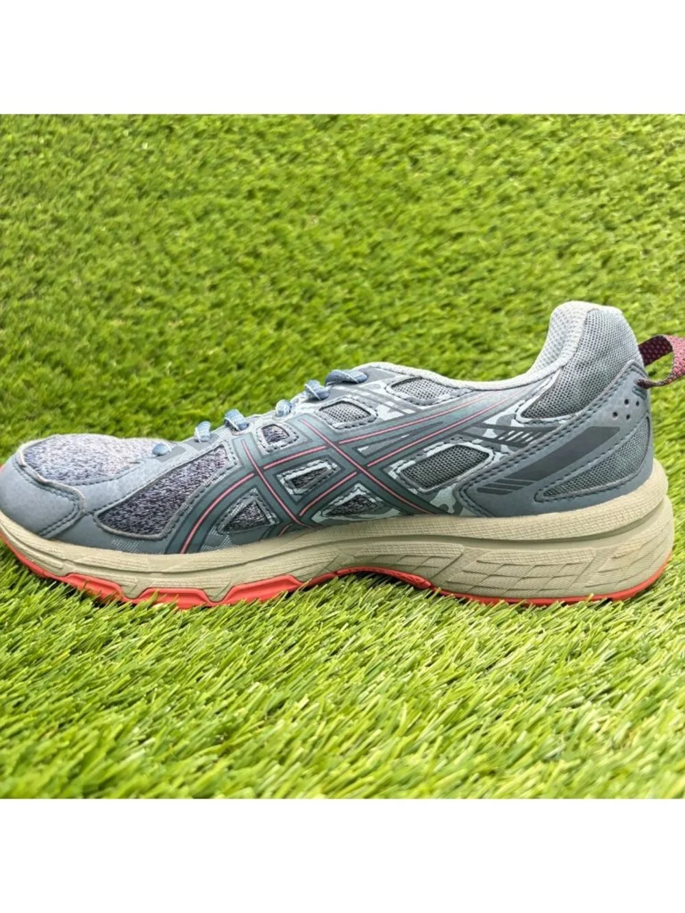 Asics Gel-Venture 6 Womens Size 8 Blue Pink Athletic Running Shoes Sneakers